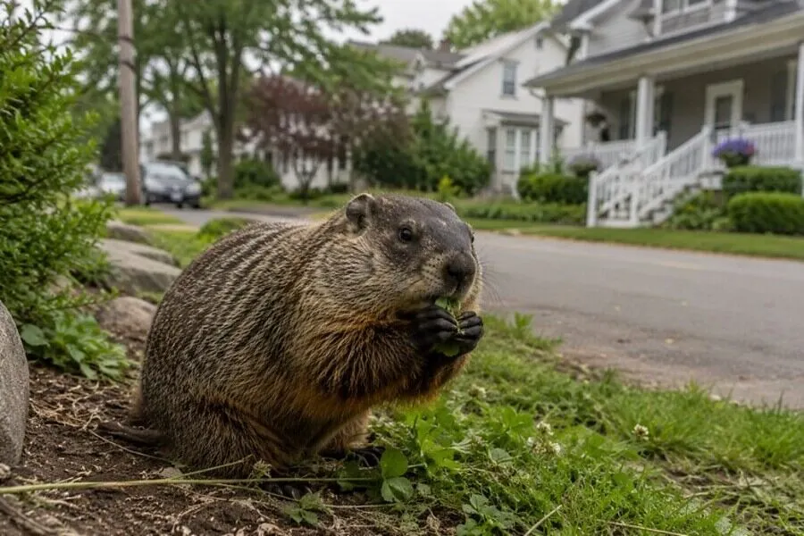 woodchucks in residentials
